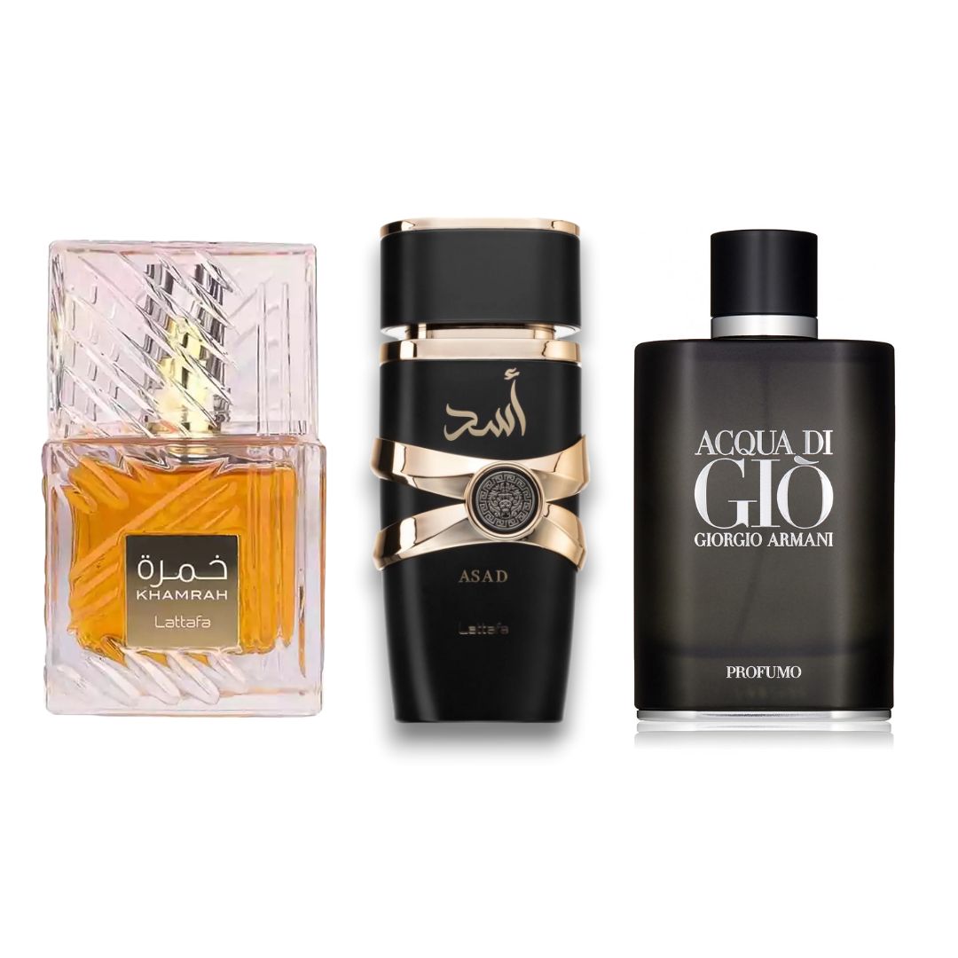 006- PERFUMES ASAD+ACQUAPROFUMO+KHAMRAH